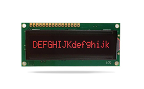 字符型液晶模塊JXD1601A FSTN負顯 紅字