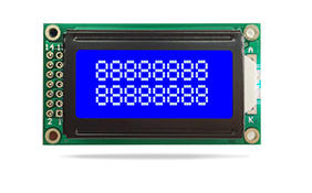 字符型液晶模塊JXD0802A 蘭屏白光