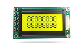 字符型液晶模塊JXD0802A 黃綠屏黃綠光