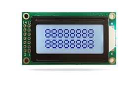 字符型液晶模塊JXD0802A STN 灰膜蘭字